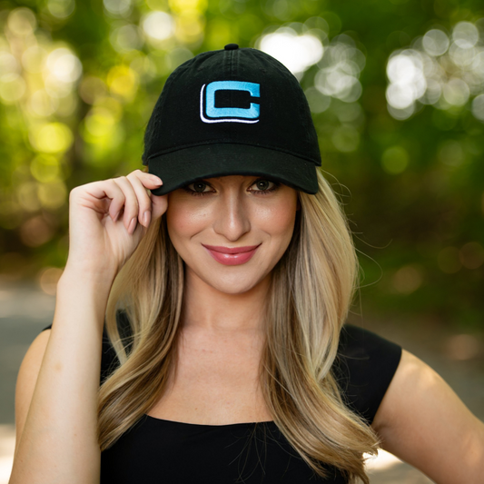 Black "C" Hat