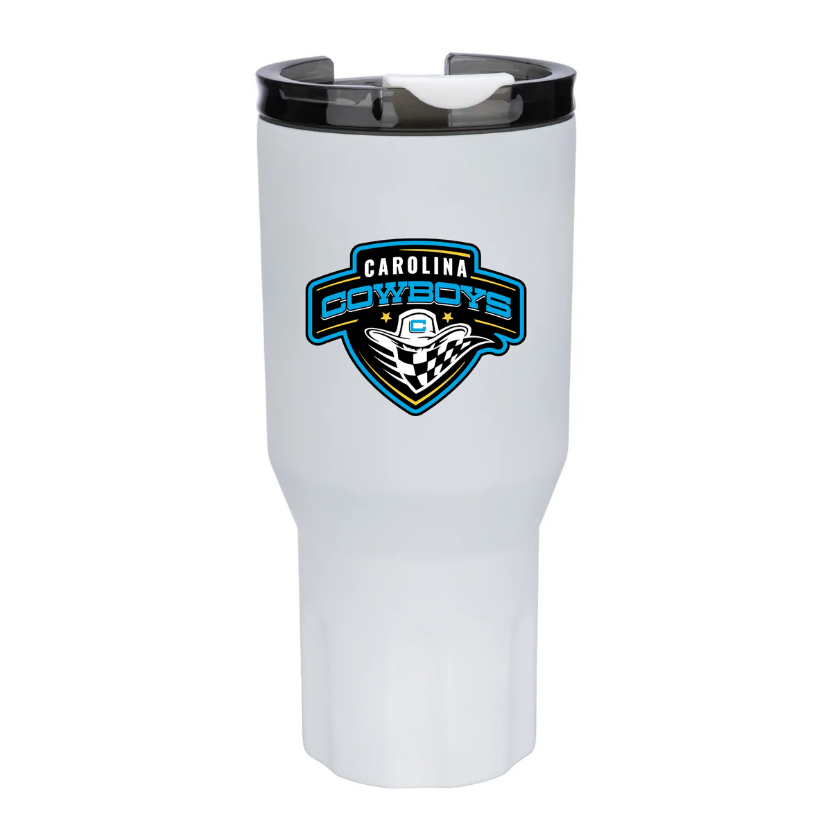 Carolina Cowboys GRIZZLY GRIP ROUGH N TUMBLER 30 OZ